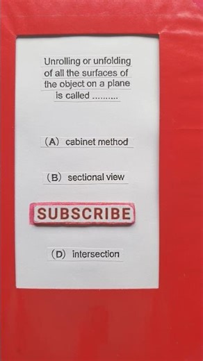 What it is termed if the lateral surface of any object is unfolded on the ground or plane surface.