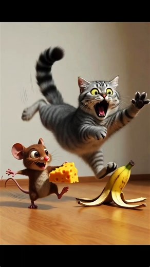 Cat vs Mouse Prank War – Hilarious Slip, Shock & Chaos Moments