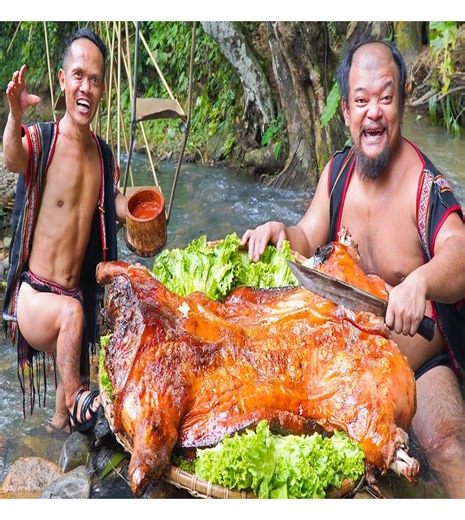 Whole Pig Roasting Build a Whole Pig Roasting Oven #reelsvideoシ #reelsfbシ #reelsviralfb #cooking #love #reels #chef #survival #Amazing #food #yammyfood | Street Chef
