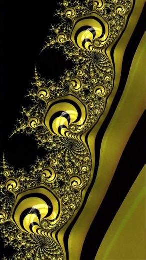#animationart #shortart #mindbending Yellow‑Black Hyperspiral Dive: A Psytrance Fractal Freefall
