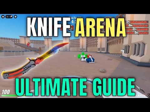 KNIFE ARENA ULTIMATE GUIDE! (Knives, Money, Crates) - Roblox