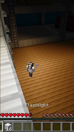 I broke the stairs so the creature wouldn't come. #minecraft #game #gaming