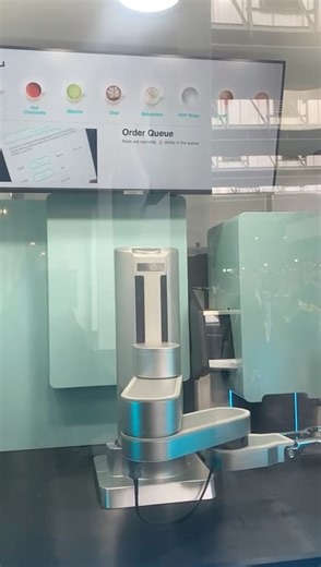 5.1K views | Have you seen our StarBot automated coffee companion! ☕烙 Cool, isn't it?! This StarBot Coffee machine is one of only 3 in the UK and crafts a barista-quality beverage with a robotic arm in less than a minute! 料 #AutomatedBarista | Edmonton Green (OFFICIAL) | Facebook