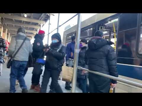 Watch as passenger after passenger get on NYC busses without paying