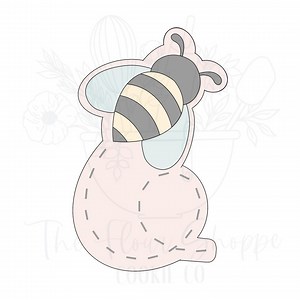 Flying Bee Honey Bumble Bee Baby Shower, First Birthday Cookie Cutter - Etsy