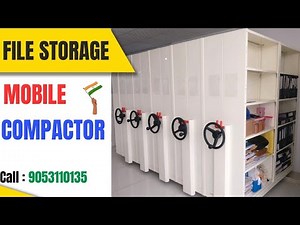 Mobile Compactor File Storage System installation in Delhi India