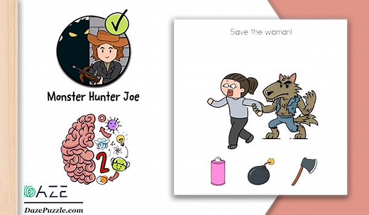 Brain Test 2 Monster Hunter Joe Level 13 Answer