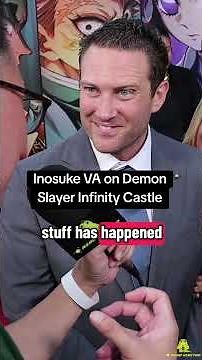 Inosuke Voice Actor Bryce Papenbrook on Demon Slayer Infinity Castle #demonslayer