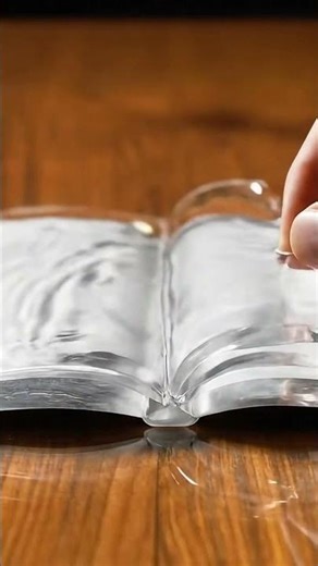 Unreal ASMR: Flipping Pages of a Book Made of Pure Water 🌊📖