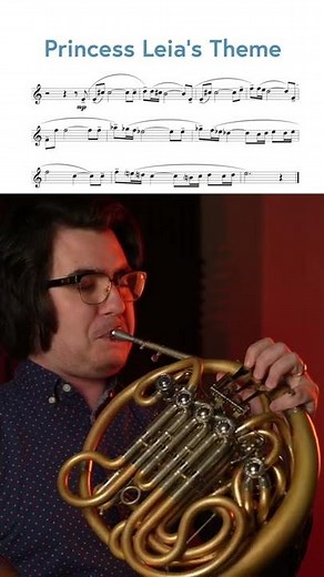Princess Leia’s Theme - Horn Excerpt (with music)