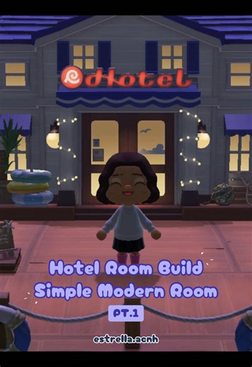 Cozy Hotel Room Design in Animal Crossing