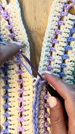 03. Lay Flat Slip Stitch Seam Tutorial — Crochet Granny Square Tote Bag