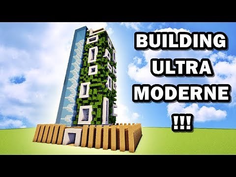 HOW TO BUILD AN ULTRA-MODERN BUILDING IN MINECRAFT? TUTORIAL!!