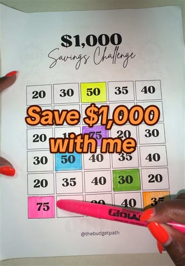 Join My $1,000 Savings Challenge Today