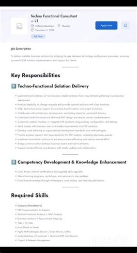 Senior Java Developer Jobs in Mumbai