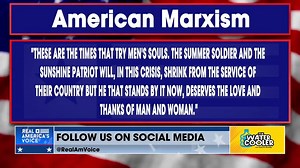 9.4K views · 571 reactions | Author of American Marxism Mark Levin says his book is stylized after Thomas Paine. He wants to galvanize the American people to act in defense of their liberty, freedom, and country. Watch his interview with Anna Perez on #TheWaterCooler: https://americasvoice.news/video/v9WU5lyTnj2g2S1/ | America's Voice News | Facebook