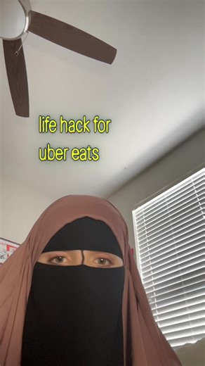 life hack for uber eats !! follow this for life hack. #fypシ #zyxcba #ramadan #muslimtiktok #storytime