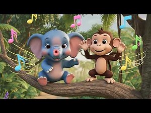 “3D Cartoon Elephant Adventure | Fun Kids Animation Story | Nursery Rhyme Style Video”
