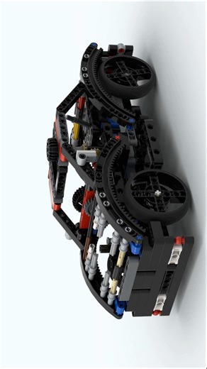 Lego 42179 Muscle Car rotate 3D #lego #retrocube #Musclecar #42179 #legobuilding #technic