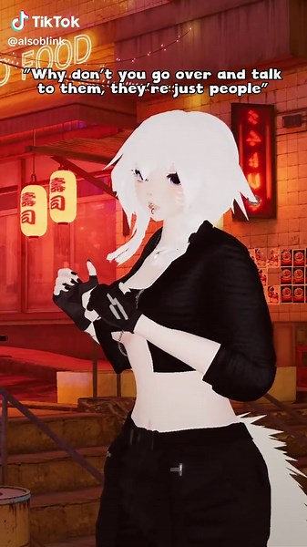 New people are scary to me #fyp #foru #foryou #foryoupage #vr #vrc #vrchat #vrchatmemes #vrchatfunny #alsoblink