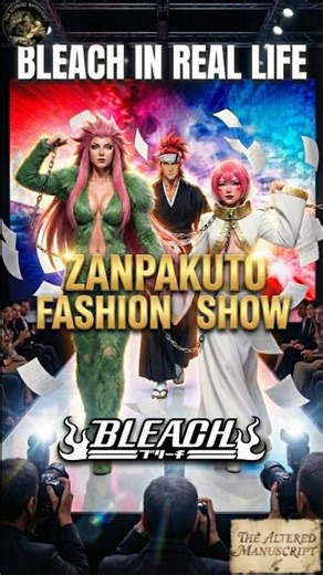 Bleach in Real Life: Zanpakuto Fashion Show (AI)