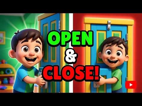 Open & Close Song | Kids Learning Song | Mini March Melodies