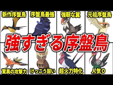 【歴代ポケモン】ストーリー攻略に必須級の序盤鳥を徹底解説