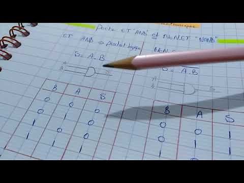 Électronique 📝 vidéo N°4:❤️opérateurs et portes logiques NON❤️ET❤️ OU ❤️NAND ❤️NOR ❤️XOR❤ NON XOR❤️