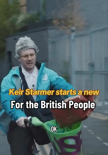 Keir Starmer's First Day as a Deliveroo Driver