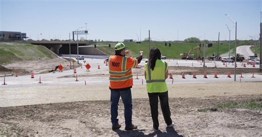 New diverging diamond interchange opens at 192nd and Dodge