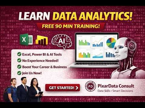 Learn Data Analytics in 90 Minutes | Excel, Power BI & AI | Beginner Friendly