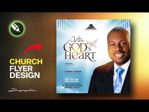 How to Design a Church Flyer | CorelDraw Tutorial 2024