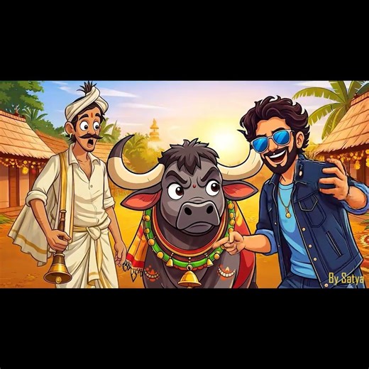 #sankranthi # Pongal #southfestival #Cartoon #bhogi #animation #shorts #cartoon #fun #traditional