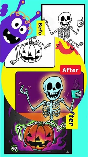 Watch Me Color Spooky Nights Halloween Pages | Stress Relief Fun
