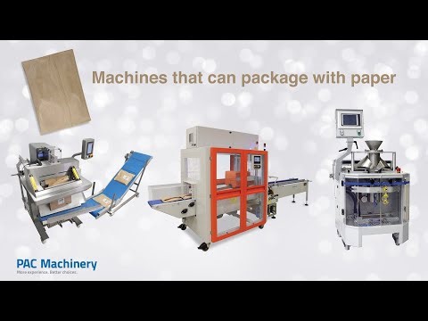 Packaging Machinery That Can Run With Paper
