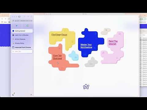 ARC BROWSER on MAC - HOW TO USE & create an account?