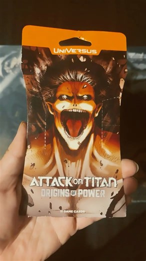 One Pack Go: Origins of Power #attackontitan #aot #universus #originsofpower #packopening #tcg #snk