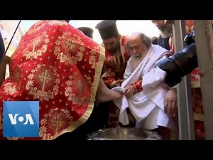 Greek-Orthodox Patriarch Performs Feet Washing Ceremony