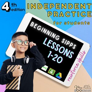 SIPPS Independent Practice Lessons 1-20(Beginning 4th Edition)