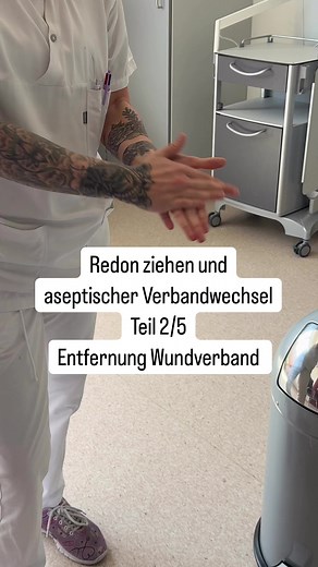 Drainage ziehen unter aseptischen Bedingungen – Teil 2