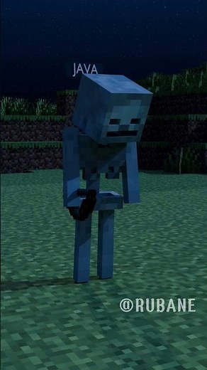 Java vs Bedrock Minecraft Animation☠️💀#minecraft #animation #shorts