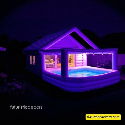 Inflatable House Shaped Pools 🏘👙🤽 A Creative Take on Summer Relaxation
