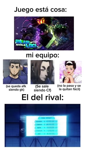 Juego Blue Lock Rival: Mundo de Rivalidades