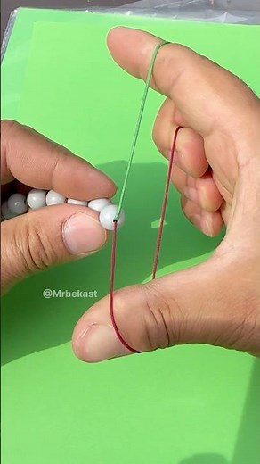 Learn In 3 Seconds! Super Easy Pearl Knotting Technique