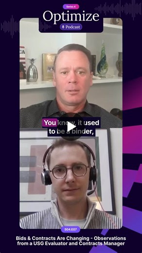 #govcon #governmentcontracting #bidmanagement #contractmanagement #ai #optimizepodcast | VisibleThread