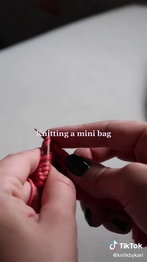 ✨mini bags✨ #minibags #knittedbags #diy #tutorials #koreanpatterns #knittingpatterns