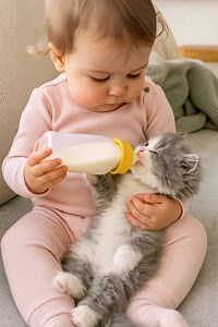 1M views · 27K reactions | Cuteness overload: baby feeding baby  . . #cutekitty #socute #Adorable #cutebaby | The Cute Page | Facebook