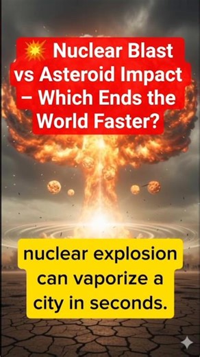 💥 Nuclear Blast vs Asteroid Impact – Which Ends the World Faster?