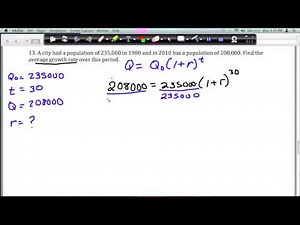 Unit 3: Average Growth Rate