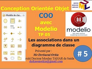 #5 TP 05 GL:Les associations dans un diagramme de classe avec modelio